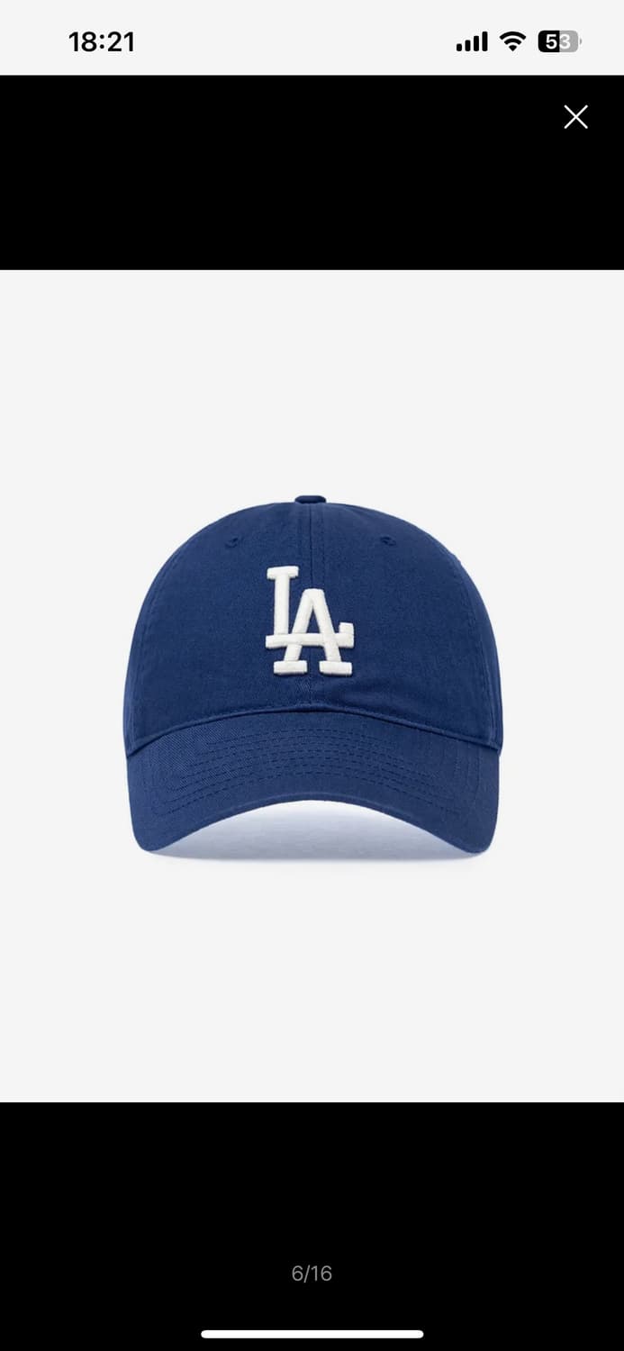 MLB LA볼캡 블루 상품이미지1