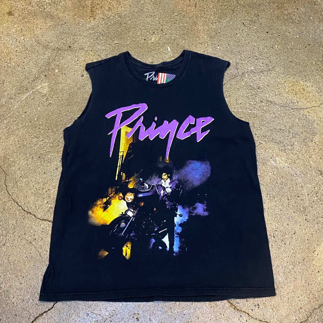 미국 빈티지 프린스 퍼플레인 공식굿즈 민소매 티셔프 나시 상품이미지2