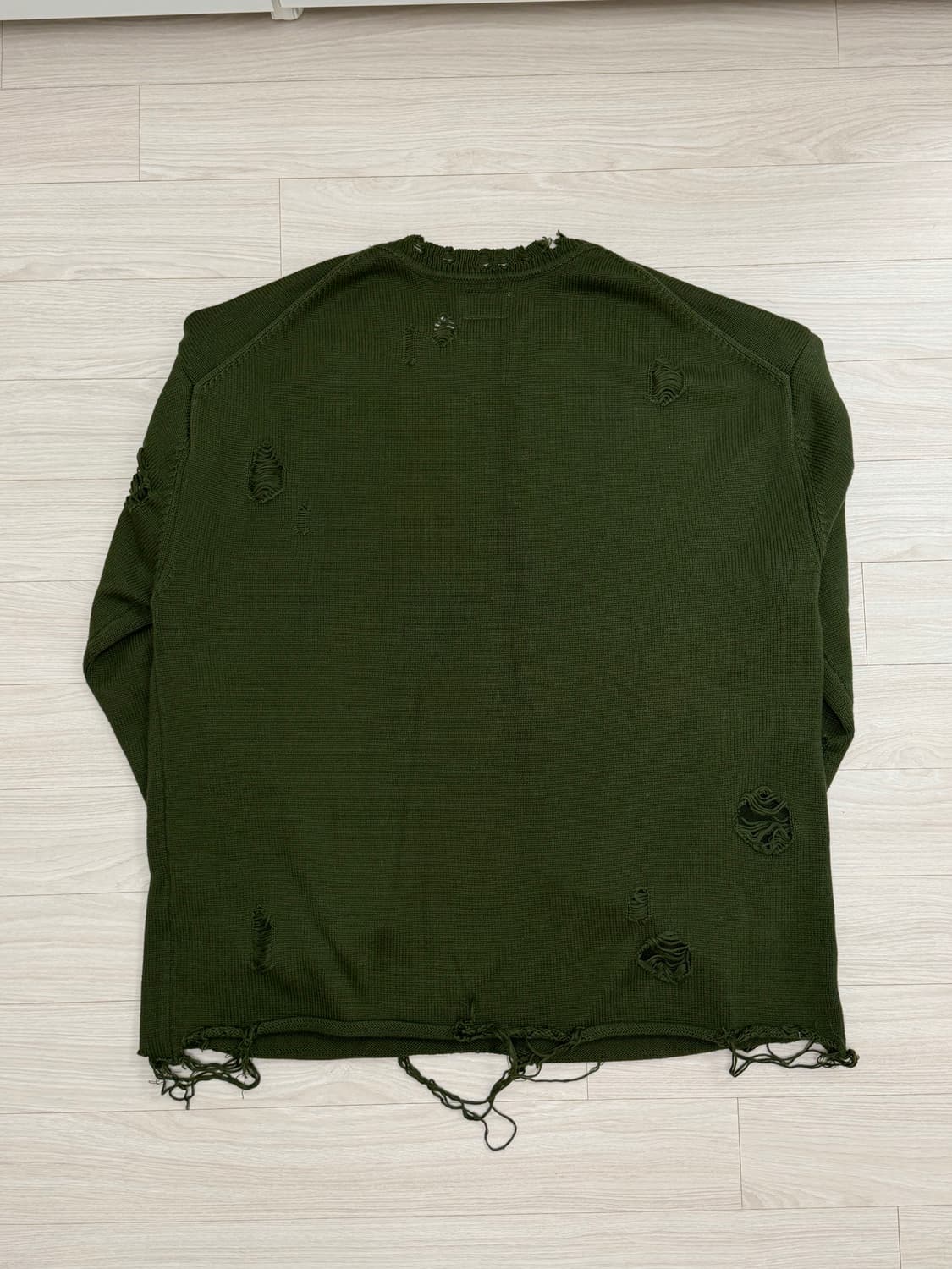 KAMIYA 카미야 디스트로이드 플래그 니트 상품이미지3