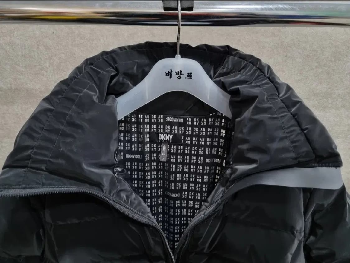 여성 L DKNY 골프웨어 거위털 패딩 자켓 상품이미지5