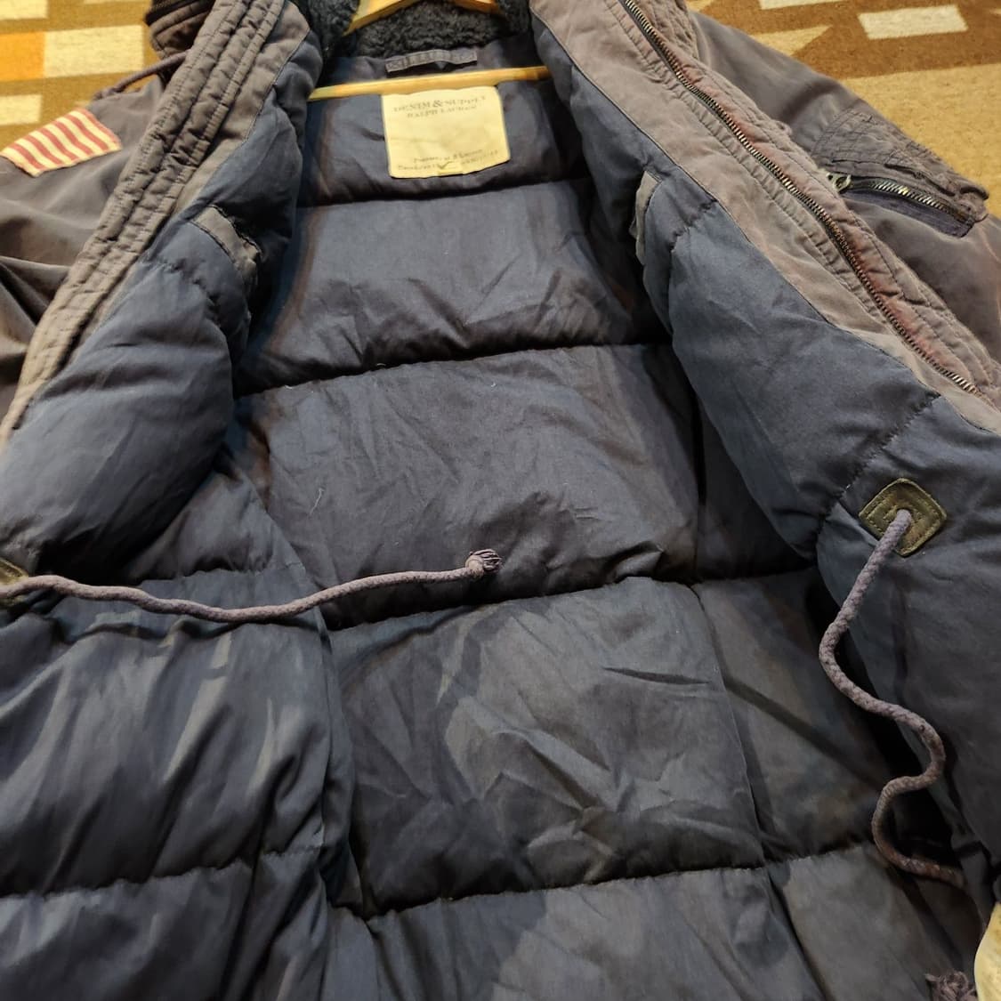 폴로 데님앤서플라이 덕다운 N-3B 파카 패딩 S 95 상품이미지7