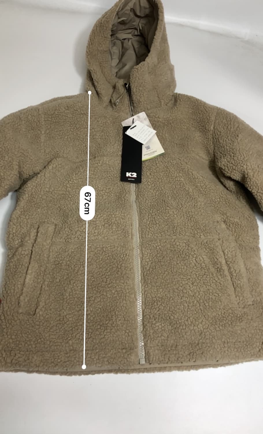 새상품) K2 리버시블 양털 패딩 S 상품이미지7