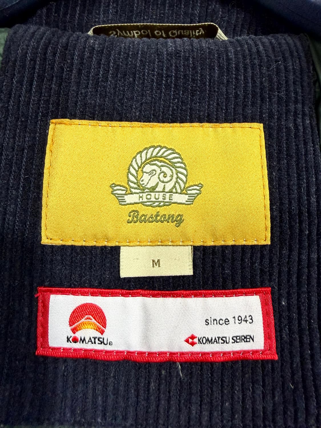 Bastong 바스통 108 코마츠 세이렌 협업 한정 인디고 자켓 상품이미지7