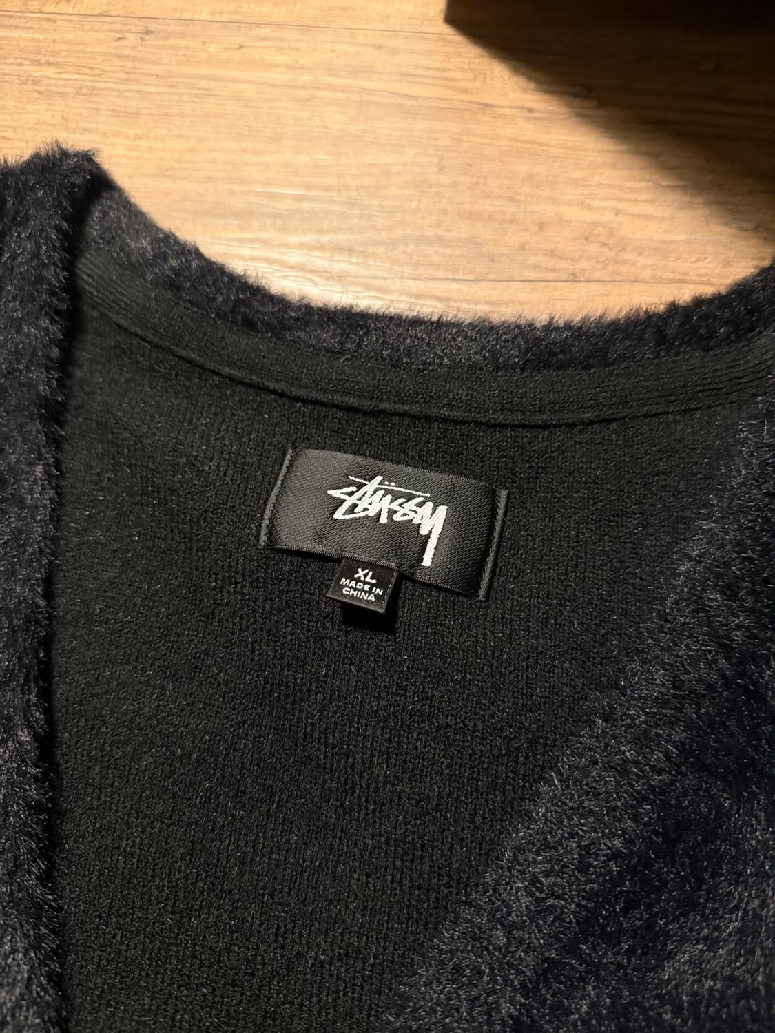 스투시 쉐기 가디건 블랙 XL 상품이미지2