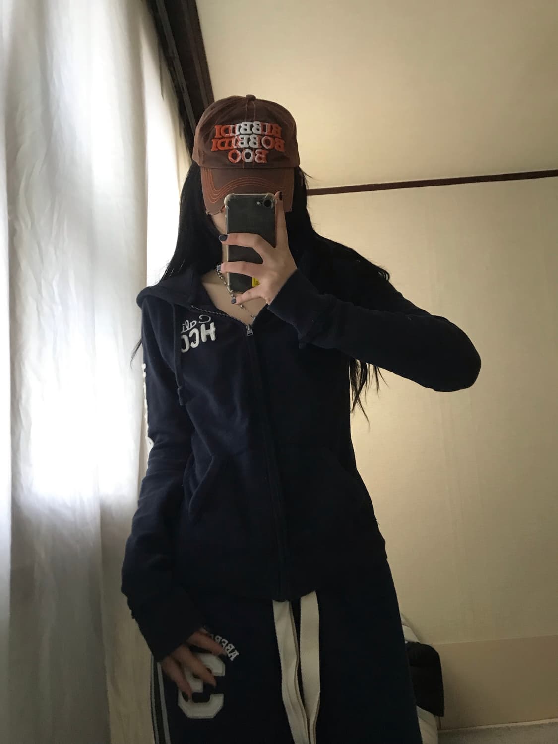 홀리스터 네이비 딱붙핏 후드집업 상품이미지6