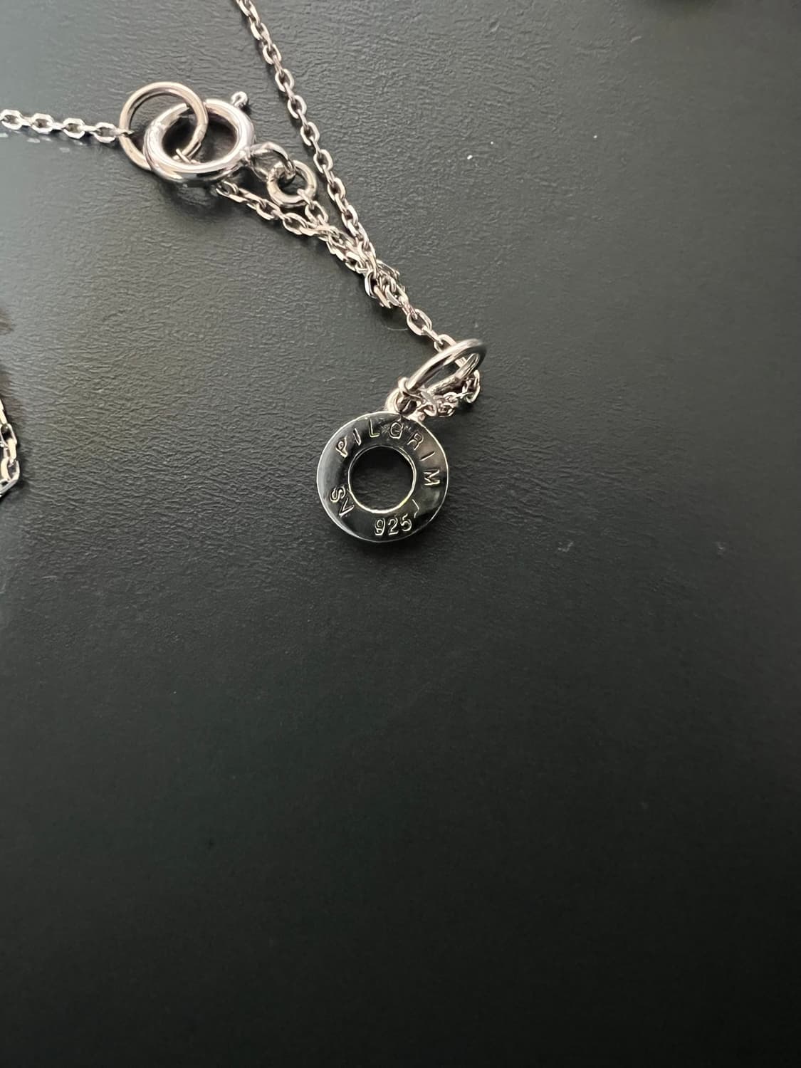 필그림 장미 실버 목걸이 귀걸이 세트 상품이미지4