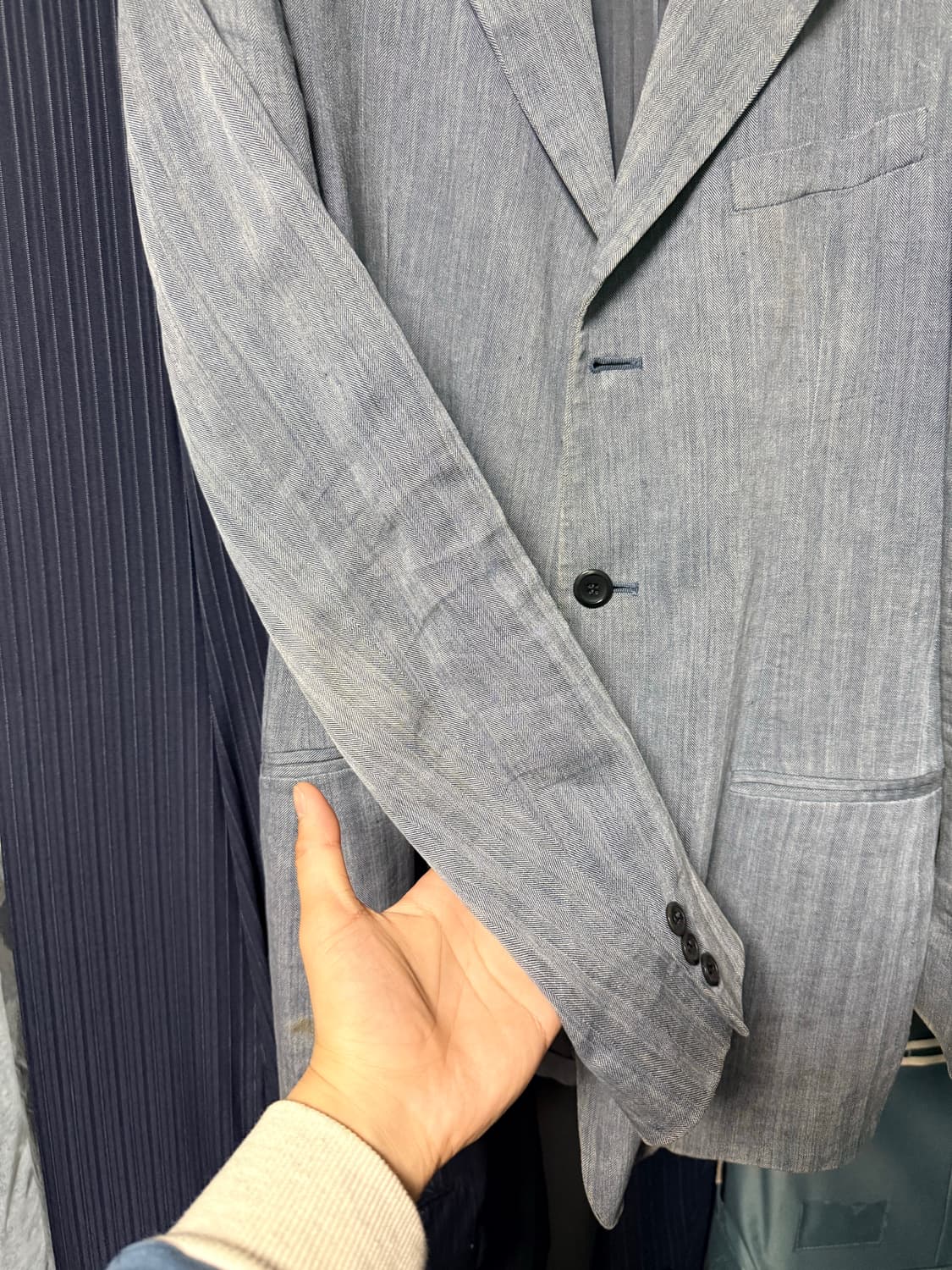 조르지오 아르마니 꼴레지오니 린넨 자켓 상품이미지3