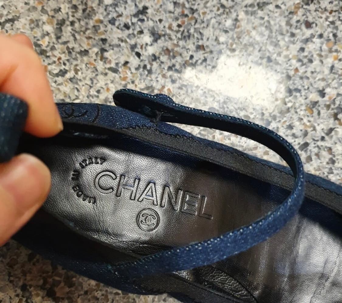 샤넬 빈티지 밴딩 슈즈 상품이미지5