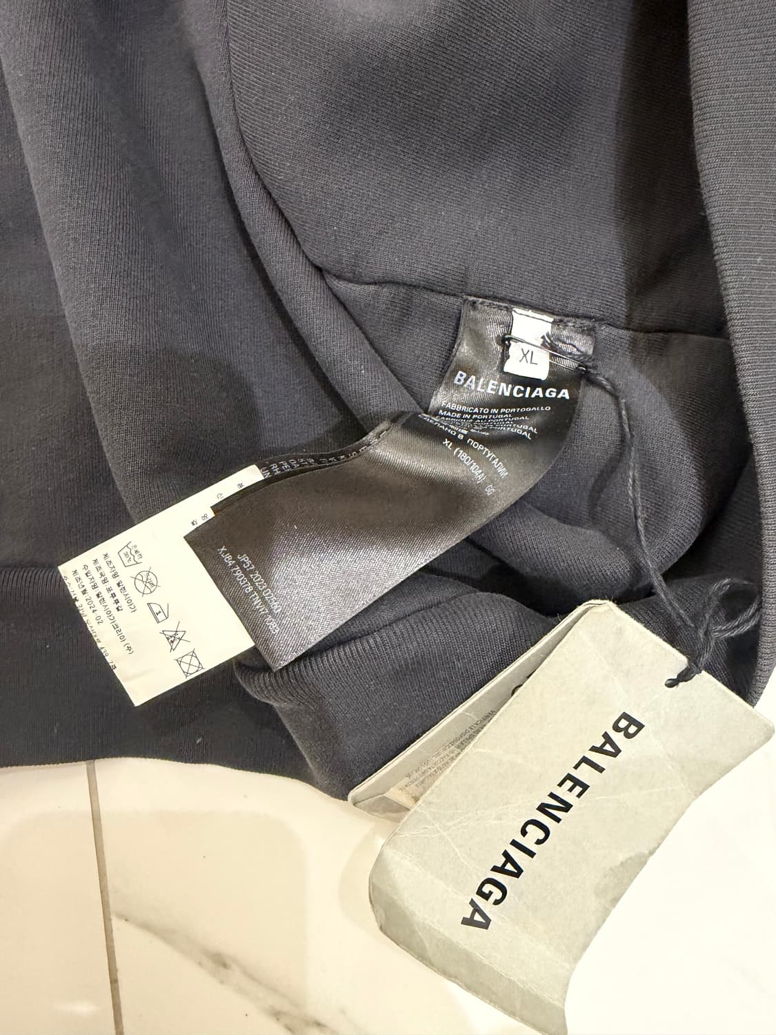 [XL] 발렌시아가 인사이드아웃 후드집업 상품이미지8