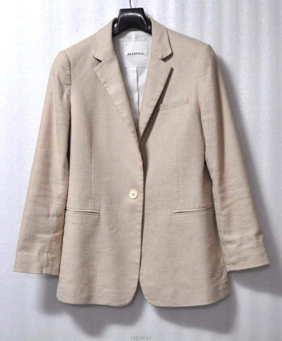 빈폴/여성원버튼린넨혼방자켓(사이즈55반) 상품이미지1