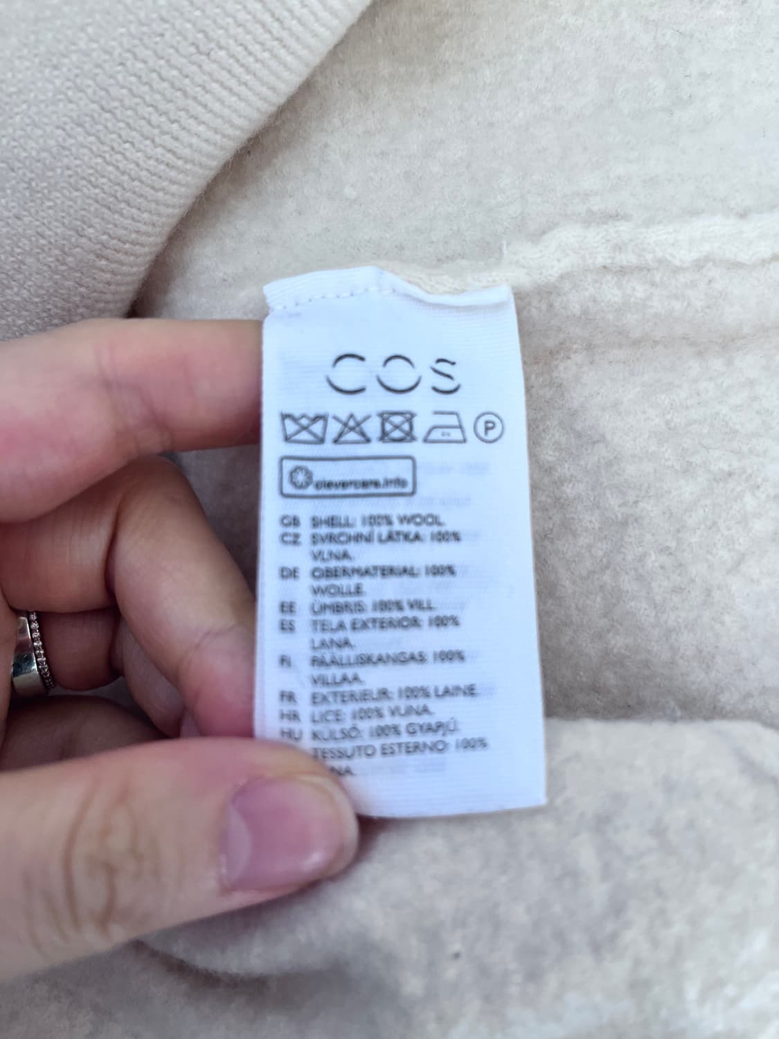 COS 코스 여성 울터틀넥반팔원피스 S사이즈 상품이미지8