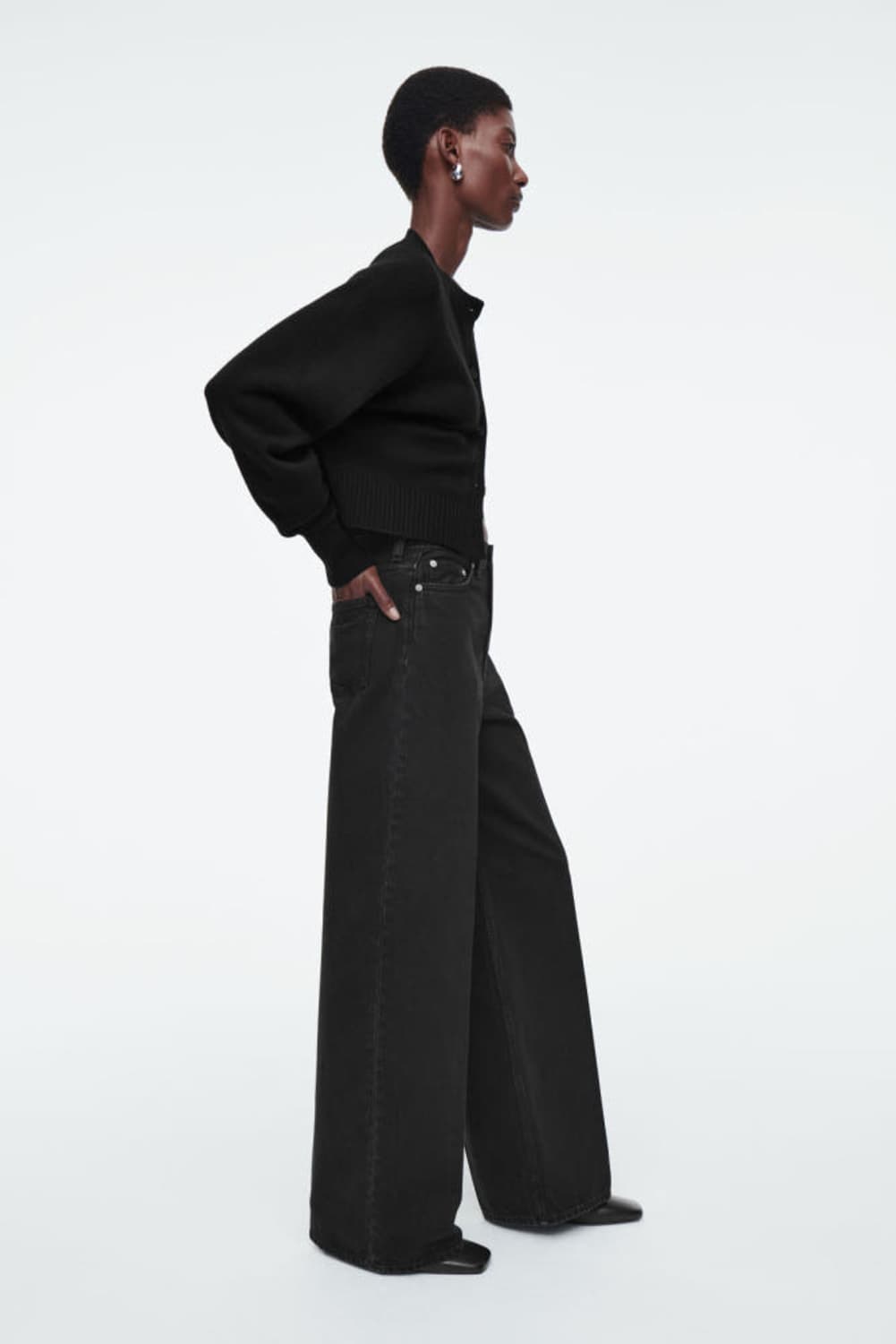 COS 크롭 울 가디건 상품이미지3