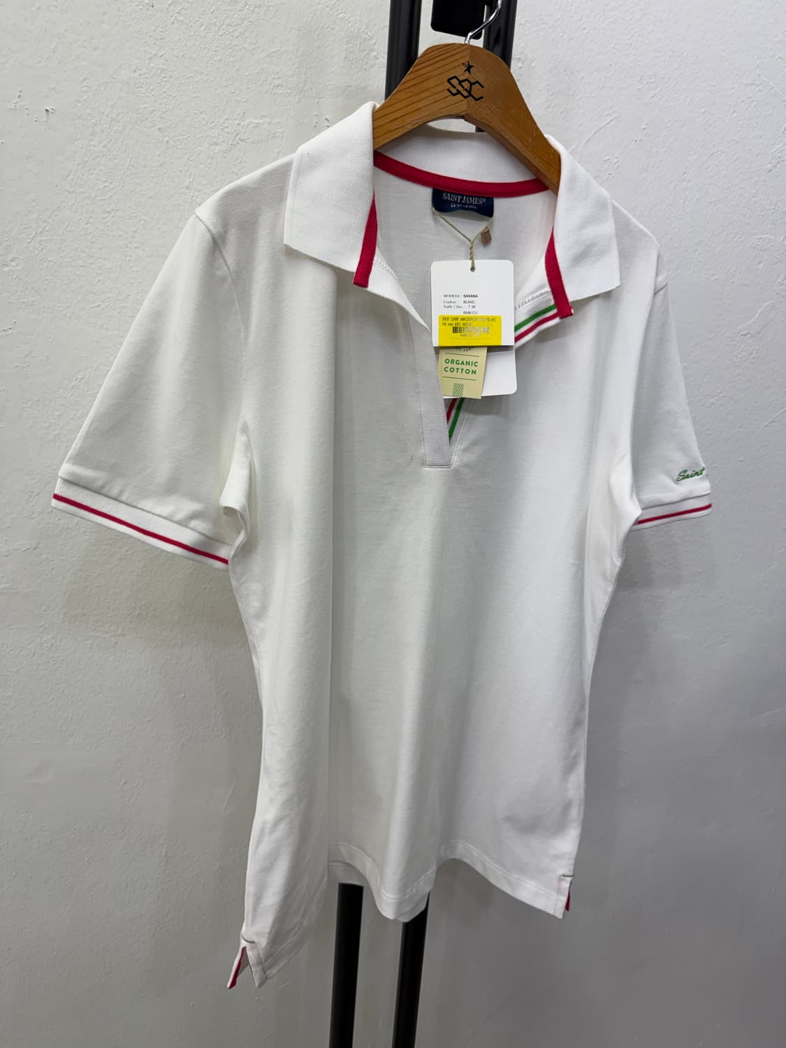 새제품) 세인트제임스 정품 SAVANA 여성 반팔티 38 상품이미지2