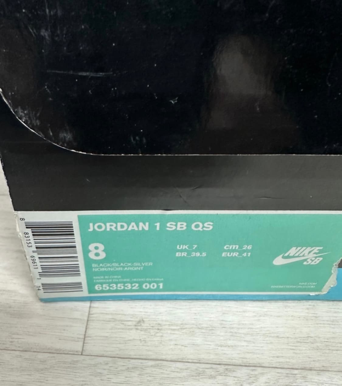 에어 조던 1 SB 크레이그 스테시크 260 솔닷 케어 완료 상품이미지4