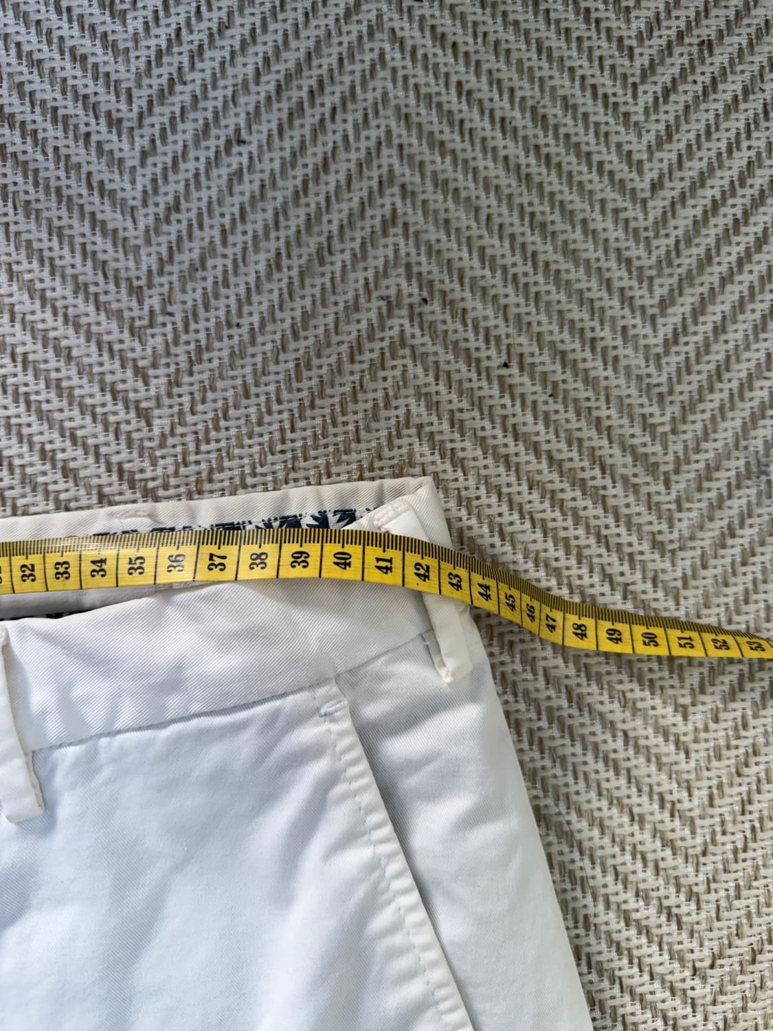 정품) PT토리노 남성 화이트 팬츠 48 상품이미지8