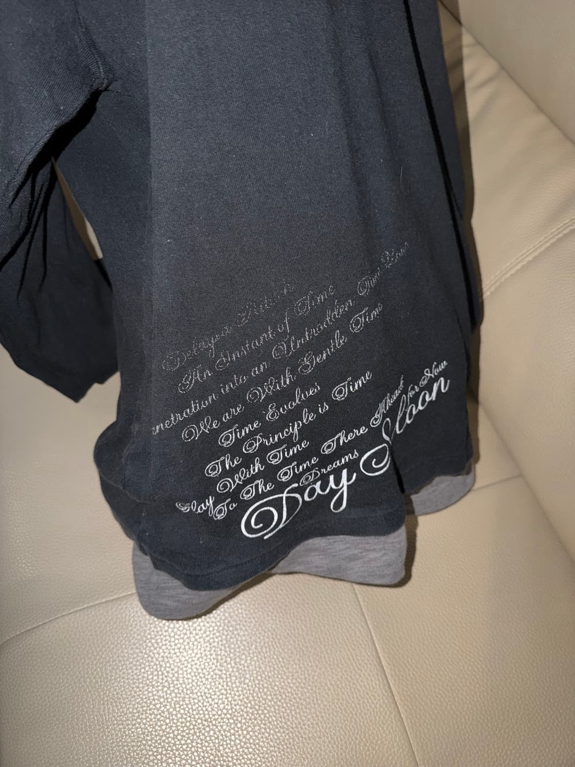 circle printing detail long sleeve 상품이미지2