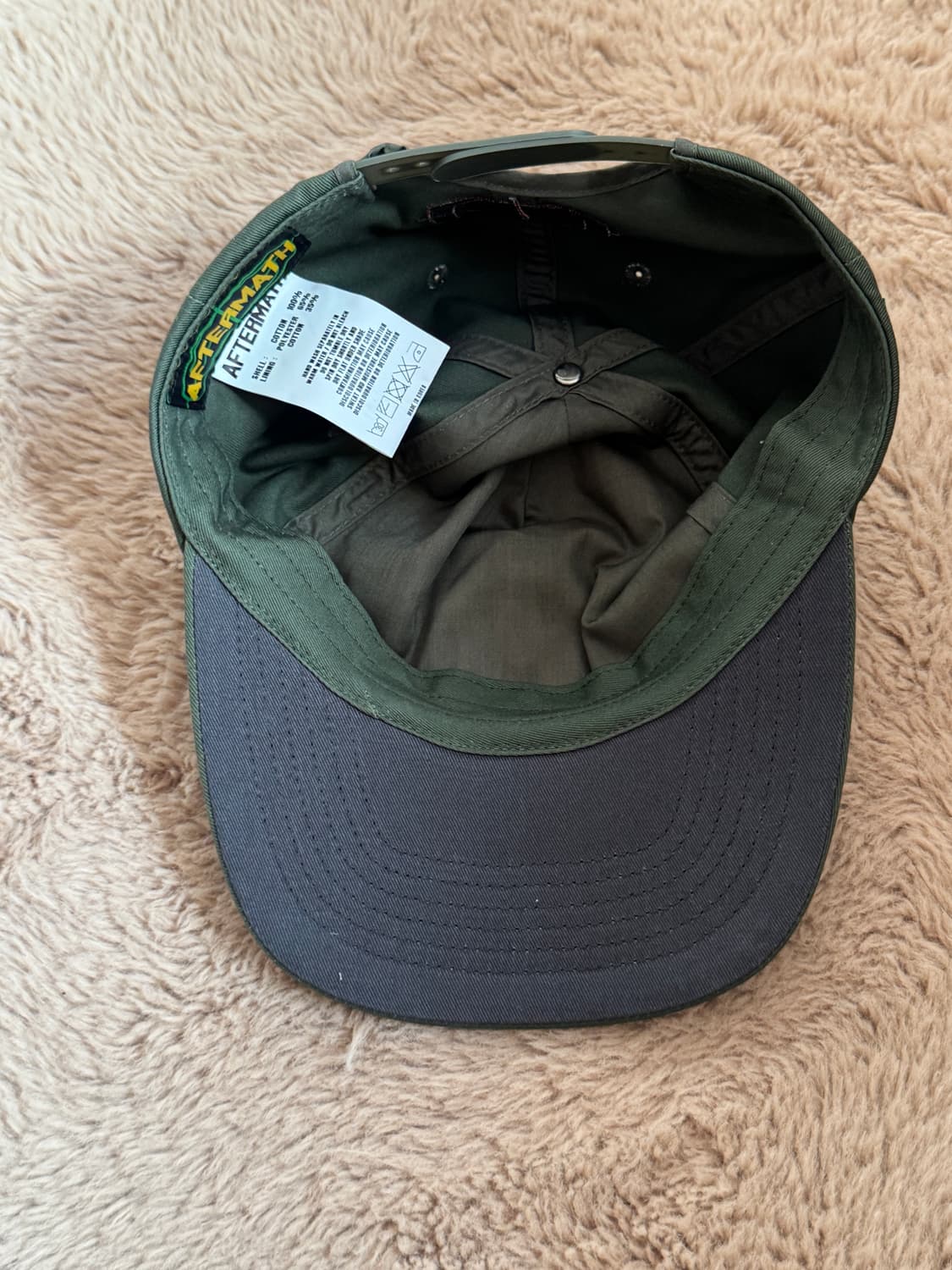 aftermath 애프터마스 볼캡 카키 상품이미지2