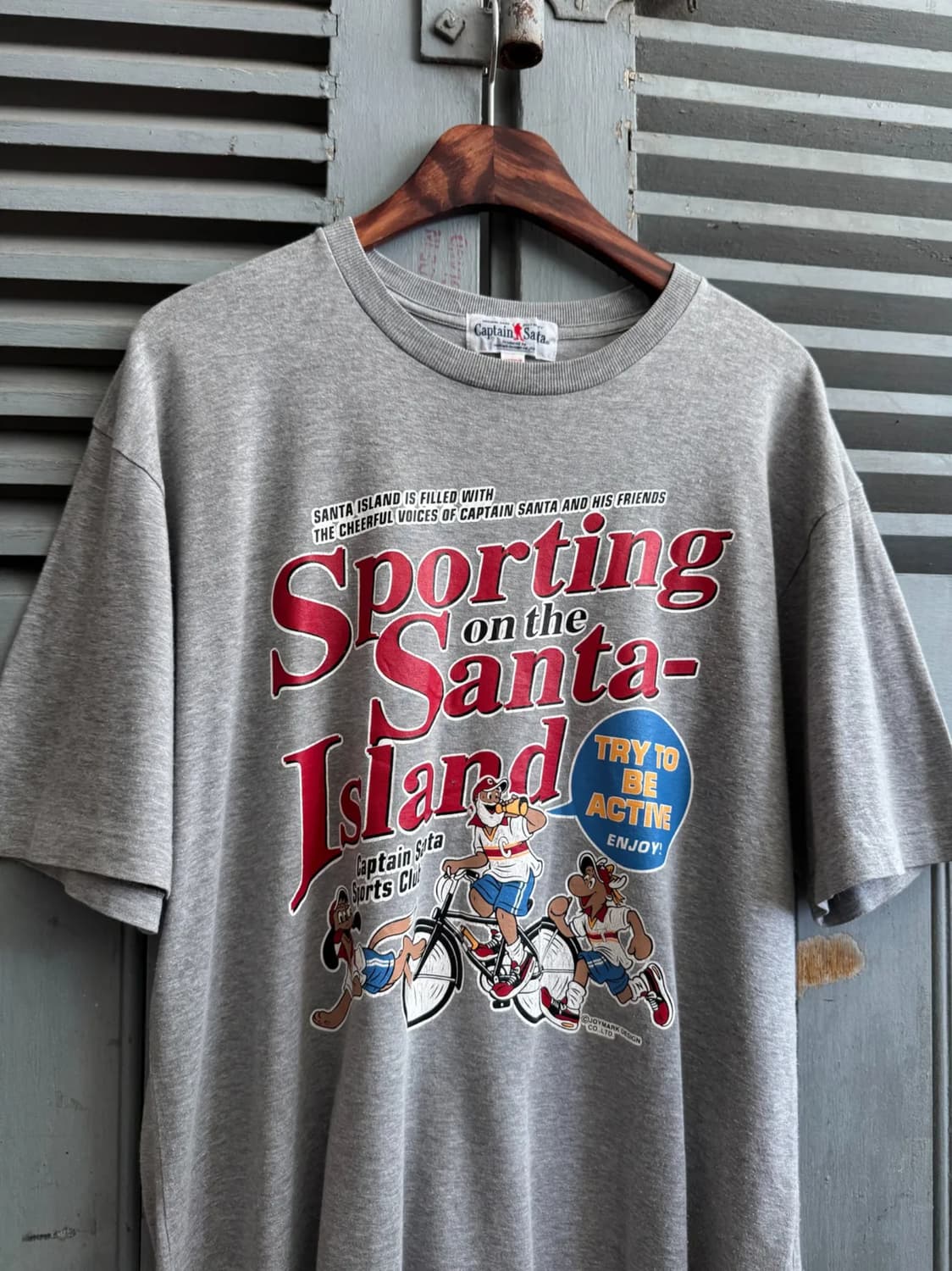 [M]Captain Santa 캡틴 산타 스포츠 프린팅 티셔츠 상품이미지1