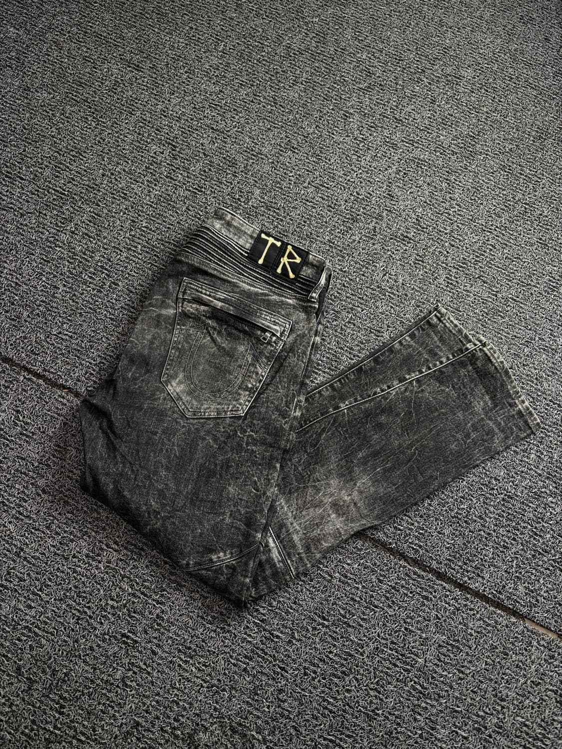 트루릴리젼 크링클 워싱 데님 바이커 진 2368 상품이미지1