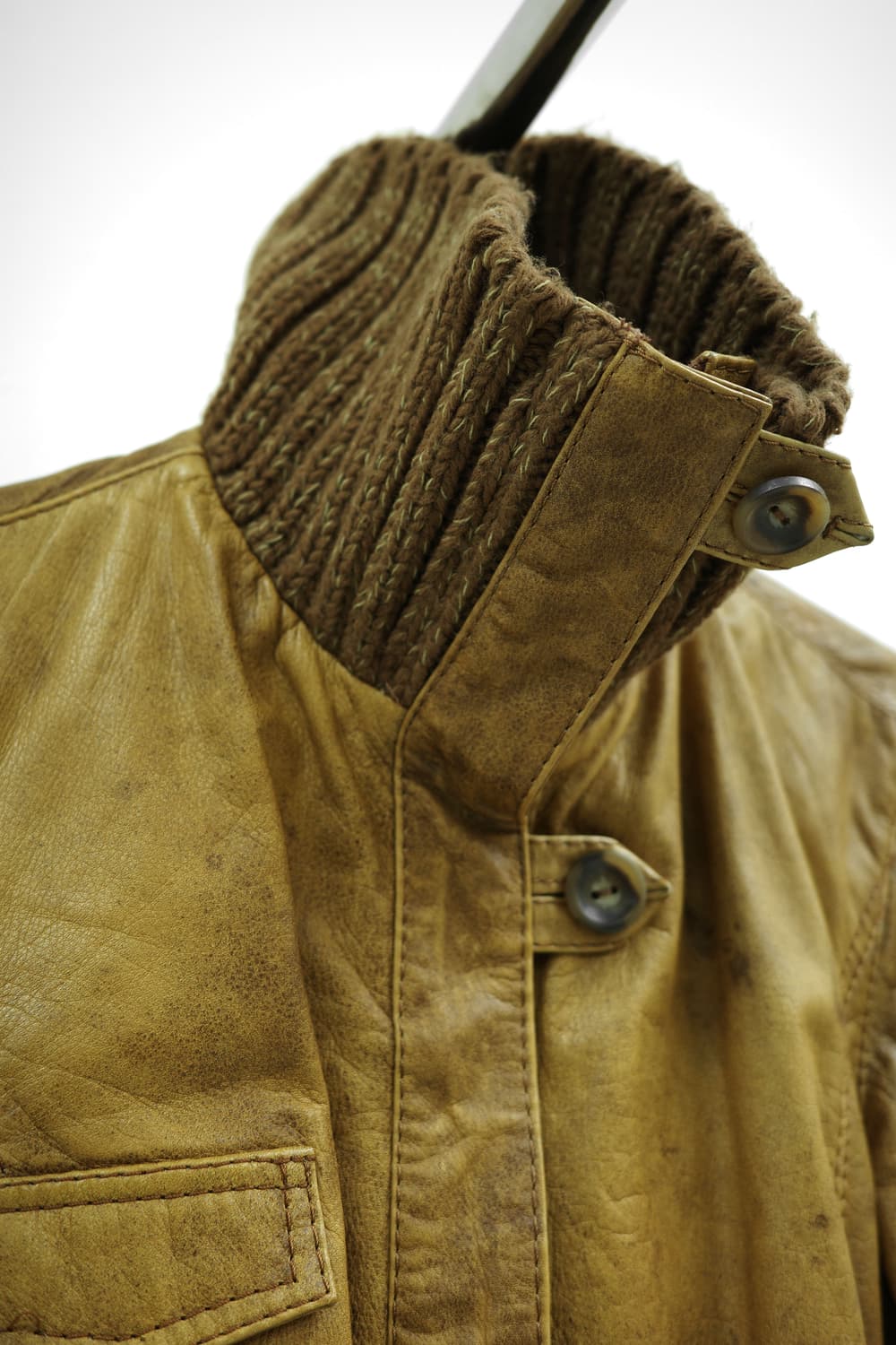 빈티지 브라운 리얼 레더 가죽 자켓 상품이미지8