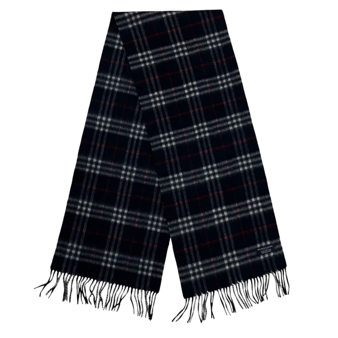 버버리 네이비 노바체크 램스울 머플러 상품이미지3