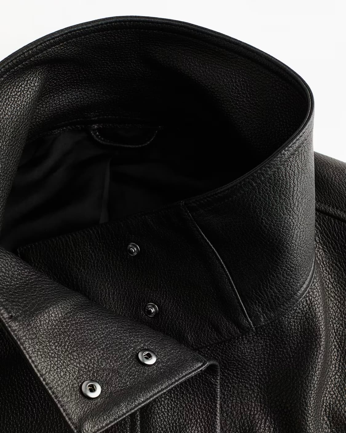 [M]H&M 에이치앤엠 스튜디오 페블럼 레더 자켓 상품이미지9