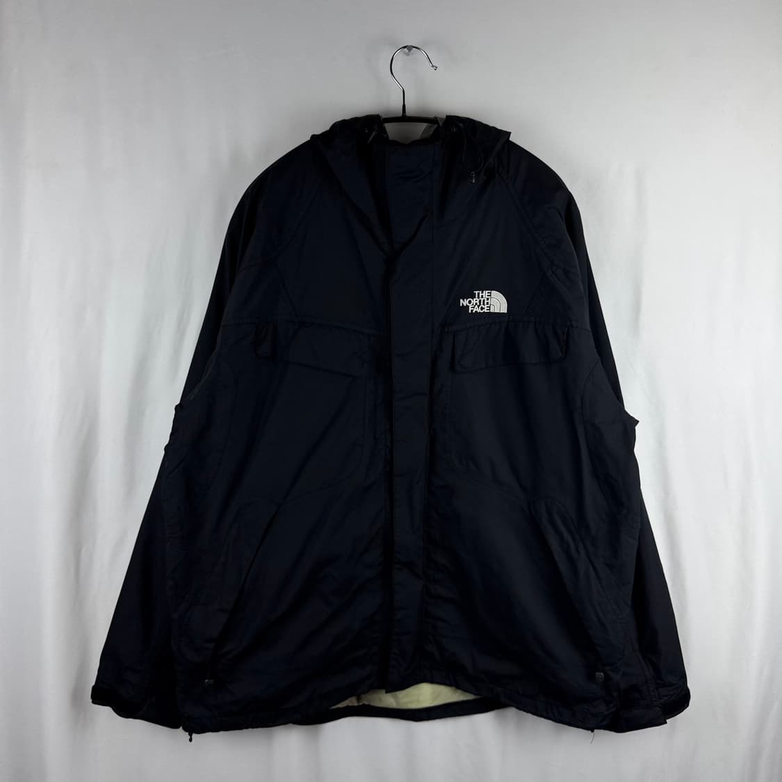 (무료배송)100) 노스페이스 투포켓 테크니컬 투웨이 바람막이 블랙 상품이미지2