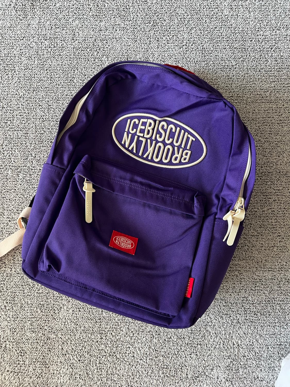 아이스비스킷　 브루클린 심볼 로고 백팩 상품이미지2