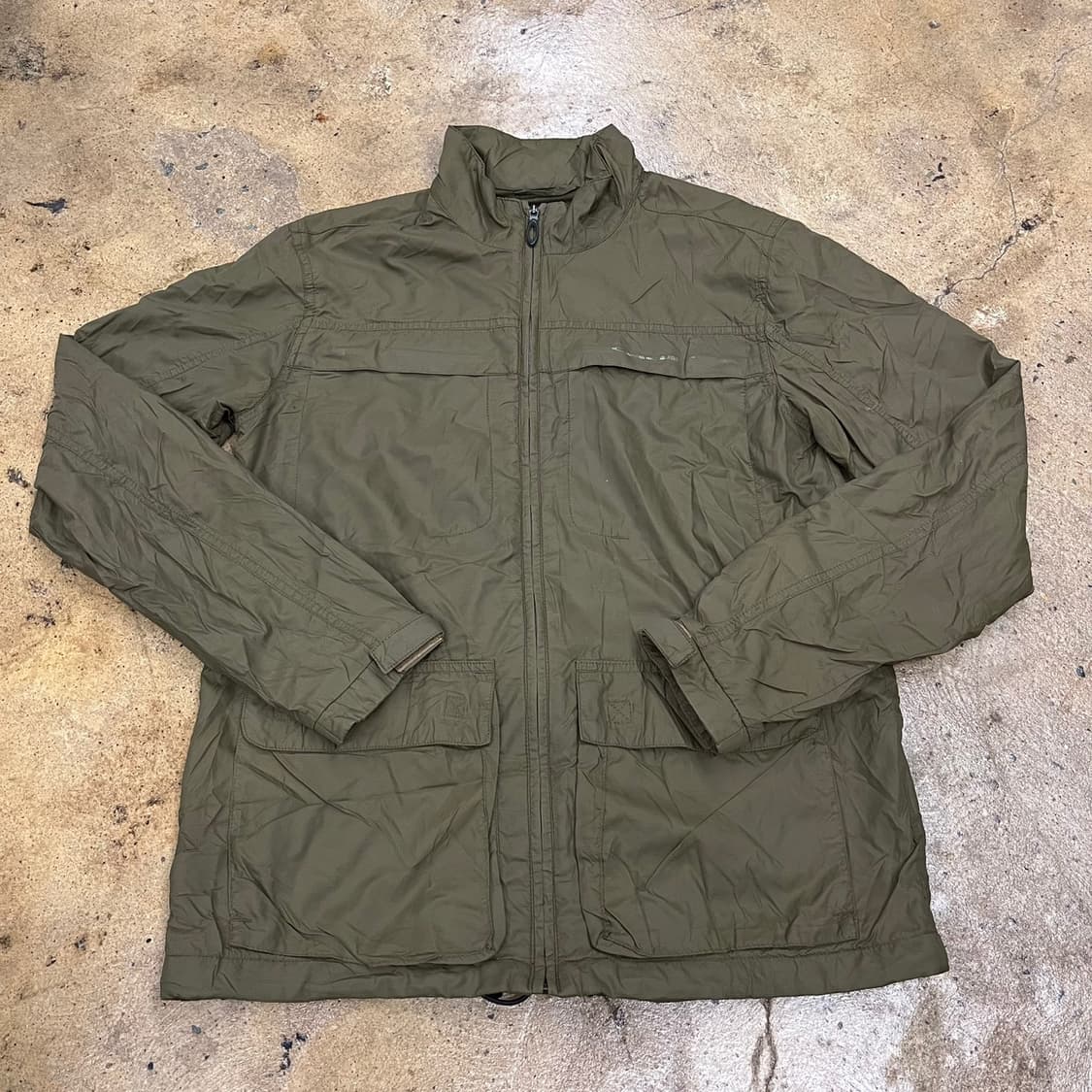 [정품/M] 오클리 바람막이 자켓 카키 b15 상품이미지2