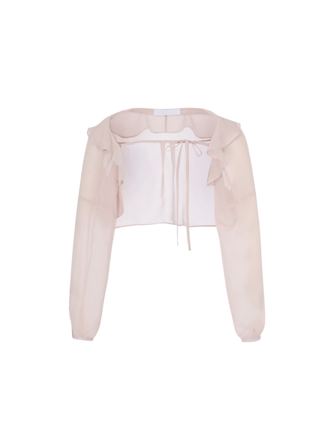 낫유어로즈 쉬폰 볼레로 상품이미지1