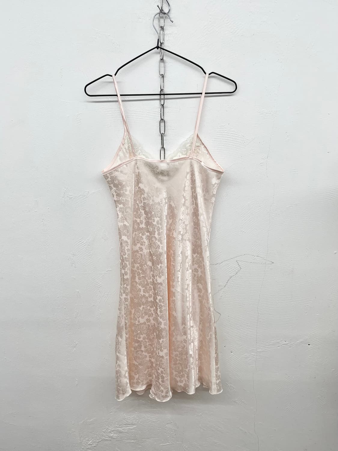 핑크 자카드 레이스 슬립 상품이미지6