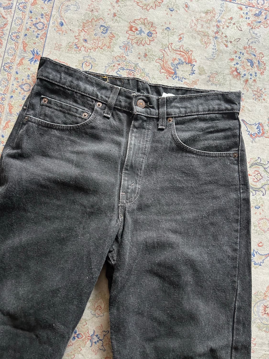 90‘s USA Levi’s 555 Black jean 32in 상품이미지2