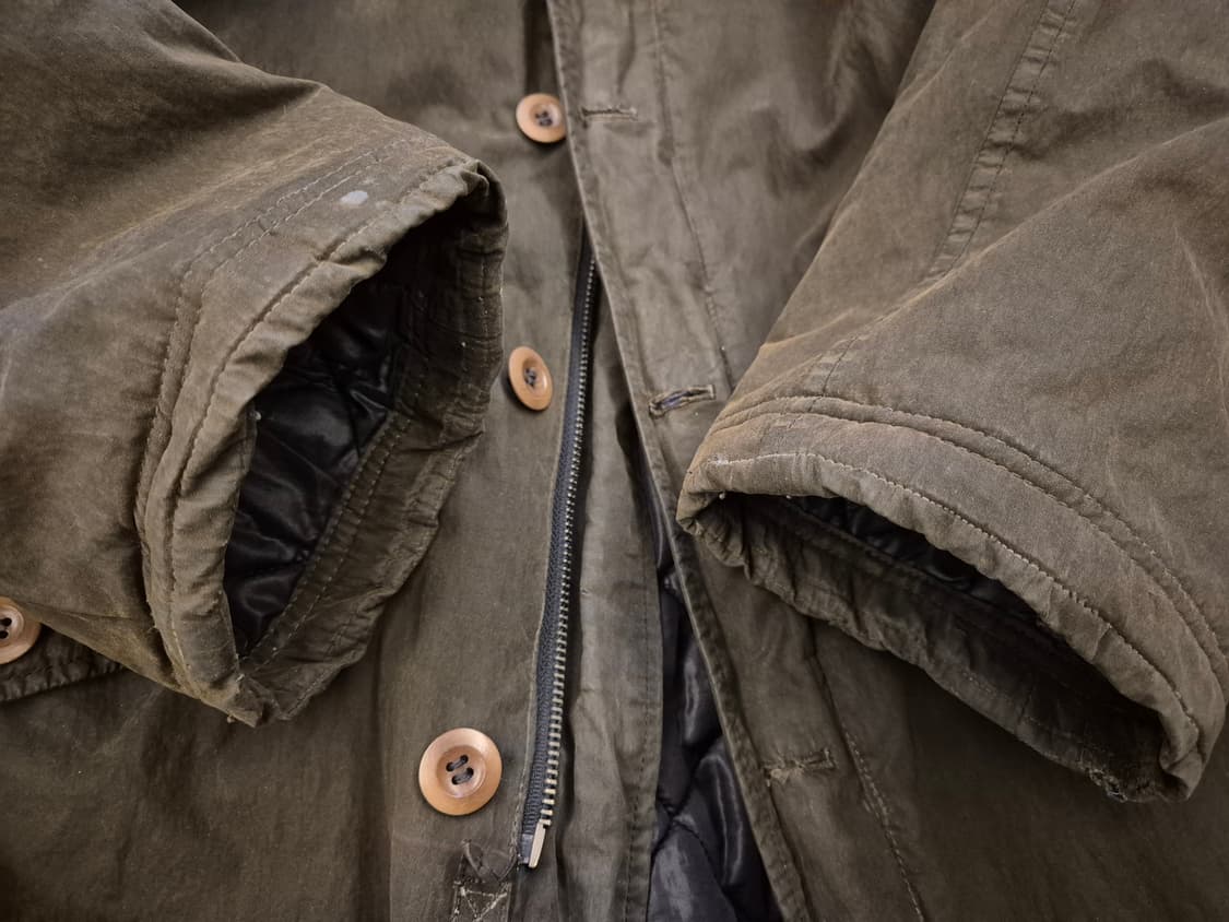 00s C.P COMPANY 왁스드 후드 파카 상품이미지4