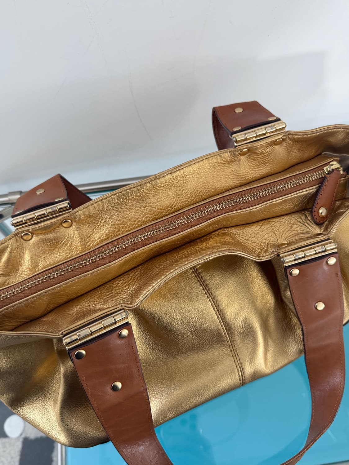 🌟희귀 michael kors gold shoulder 상품이미지7