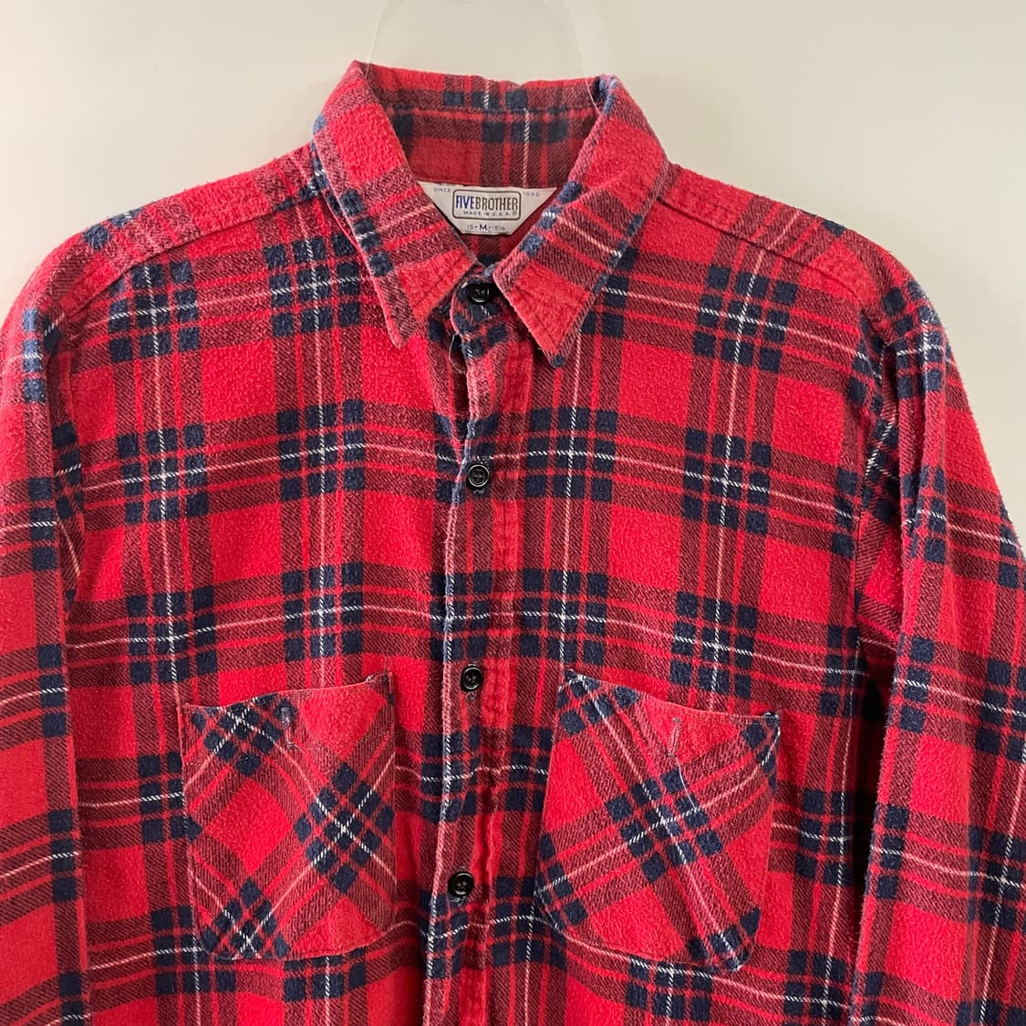 파이브브라더 플란넬 체크셔츠 상품이미지2