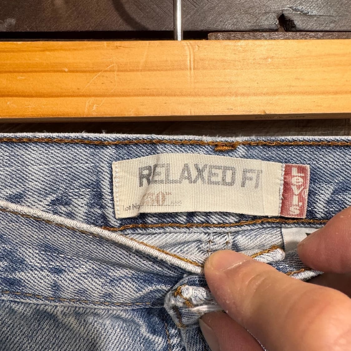 00s levis 550 Relaxed Fit Denim Pants 상품이미지8