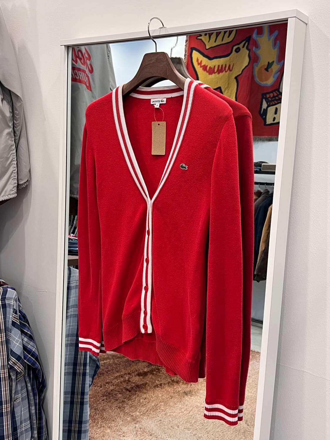 Lacoste 라코스테 코튼 가디건 상품이미지1