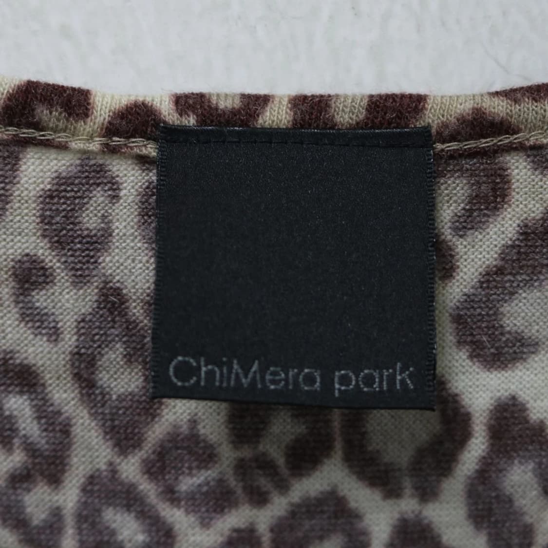 CHIMERA PARK 호피 프릴 울 혼방 니트 62032 상품이미지5
