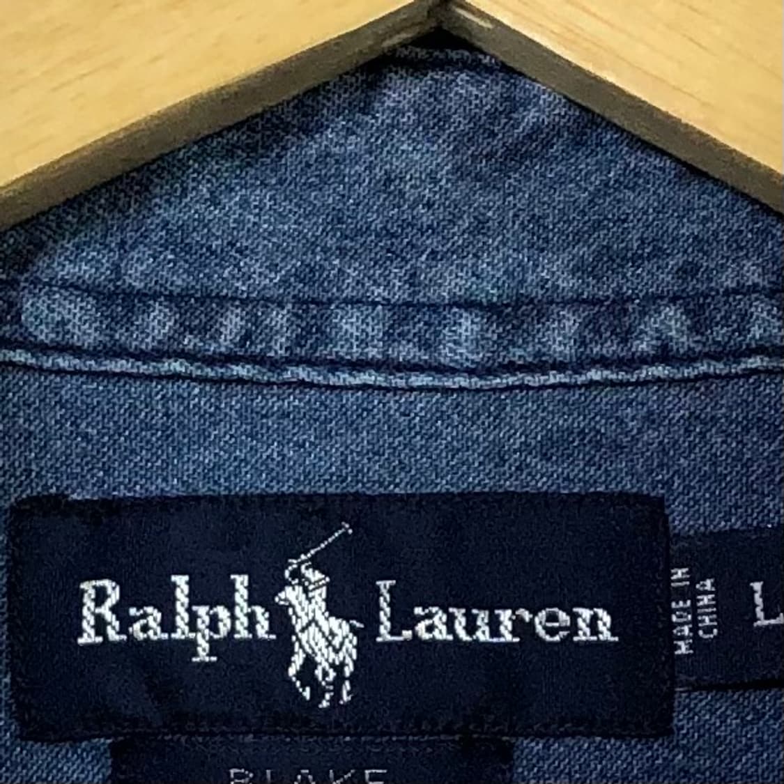 XL 폴로 데님 셔츠 상품이미지3