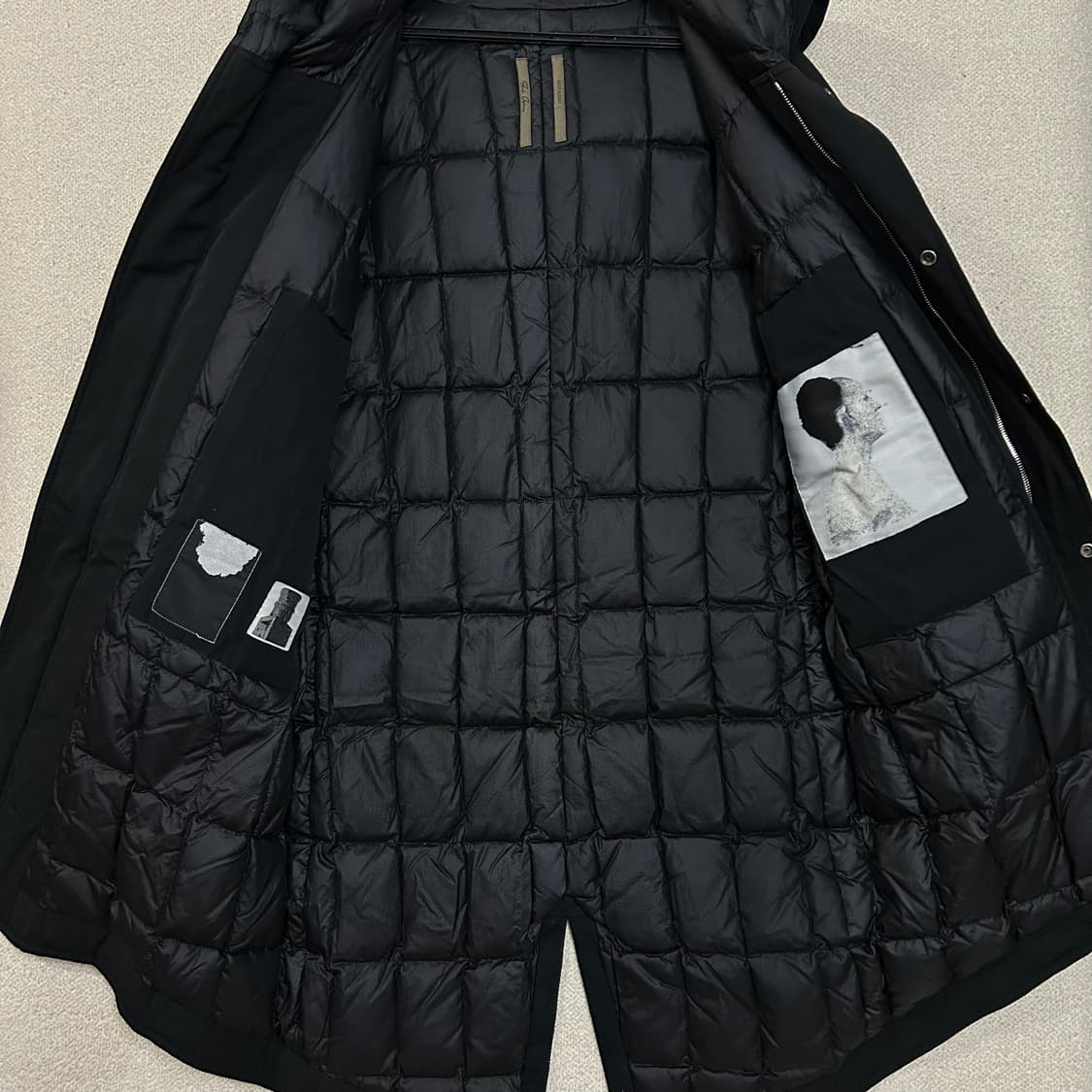  (M) 릭오웬스 다크쉐도우 블랙 봄버 롱 패딩 상품이미지5
