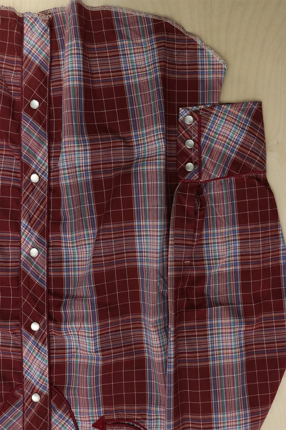  H Bar C 체크 웨스턴 셔츠 상품이미지6