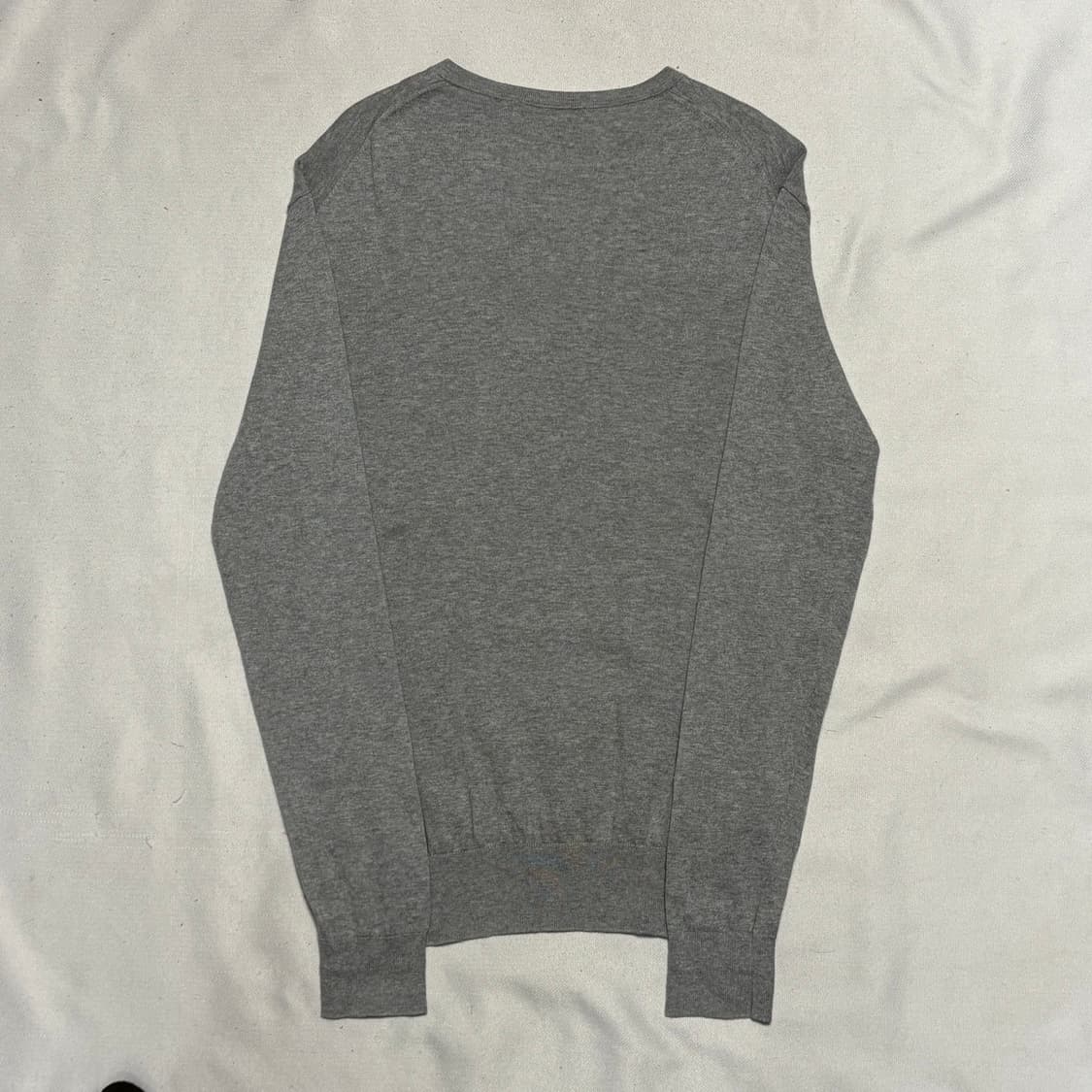 XS 폴로랄프로렌 여성용 브이넥 그레이 니트 상품이미지3