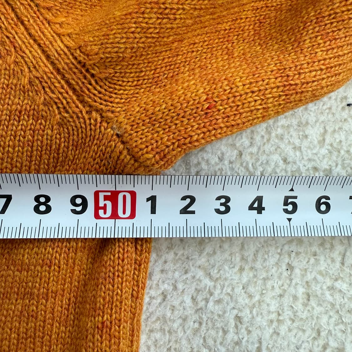 [100] 헤지스 라운드 니트 머스타드색 3731 상품이미지9