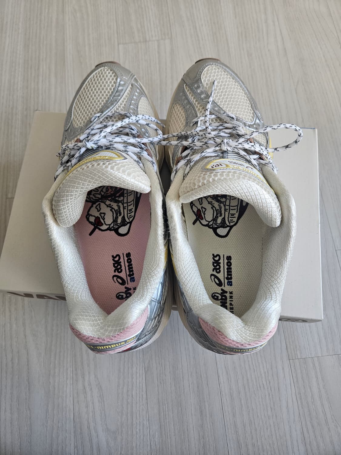 아식스 젤님버스x반디더핑크x아트모스 270 상품이미지2