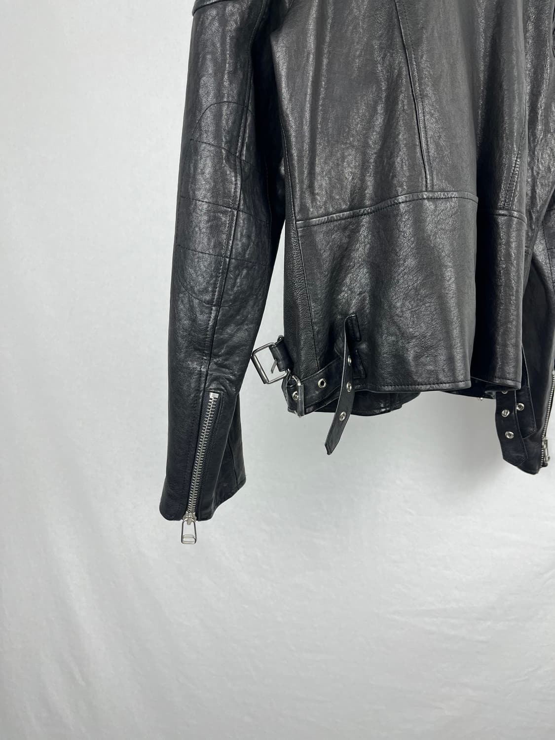 Vintage 양가죽 라이더 자켓 상품이미지6