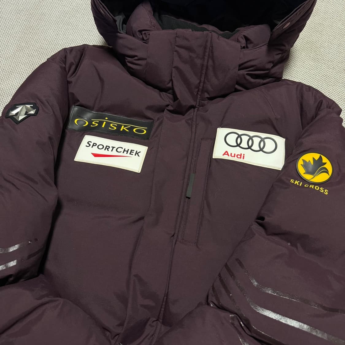 데상트 아우디 캐나다팀 사파리 다운 패딩 자켓 상품이미지4