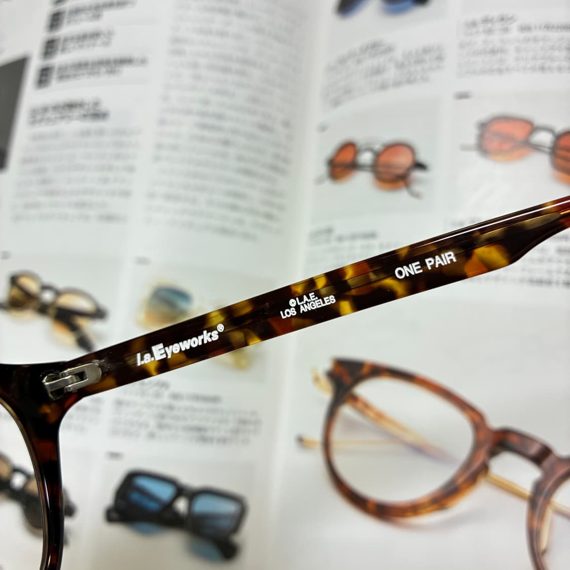 L.A. EYEWORKS 엘에이아이웍스 뿔테 아넬 안경 상품이미지6