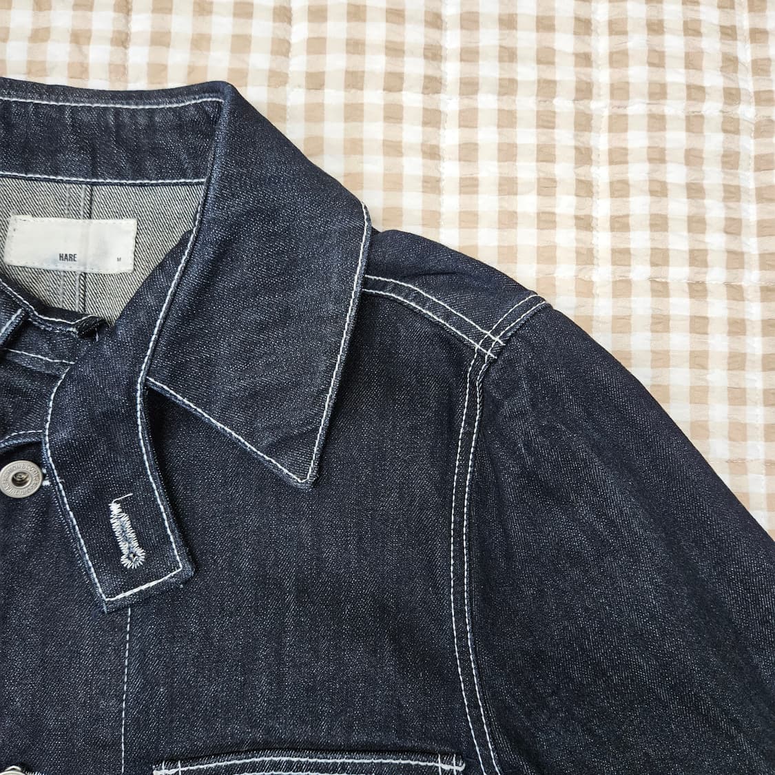 HARE 하레 데님 청자켓 남자100 상품이미지3