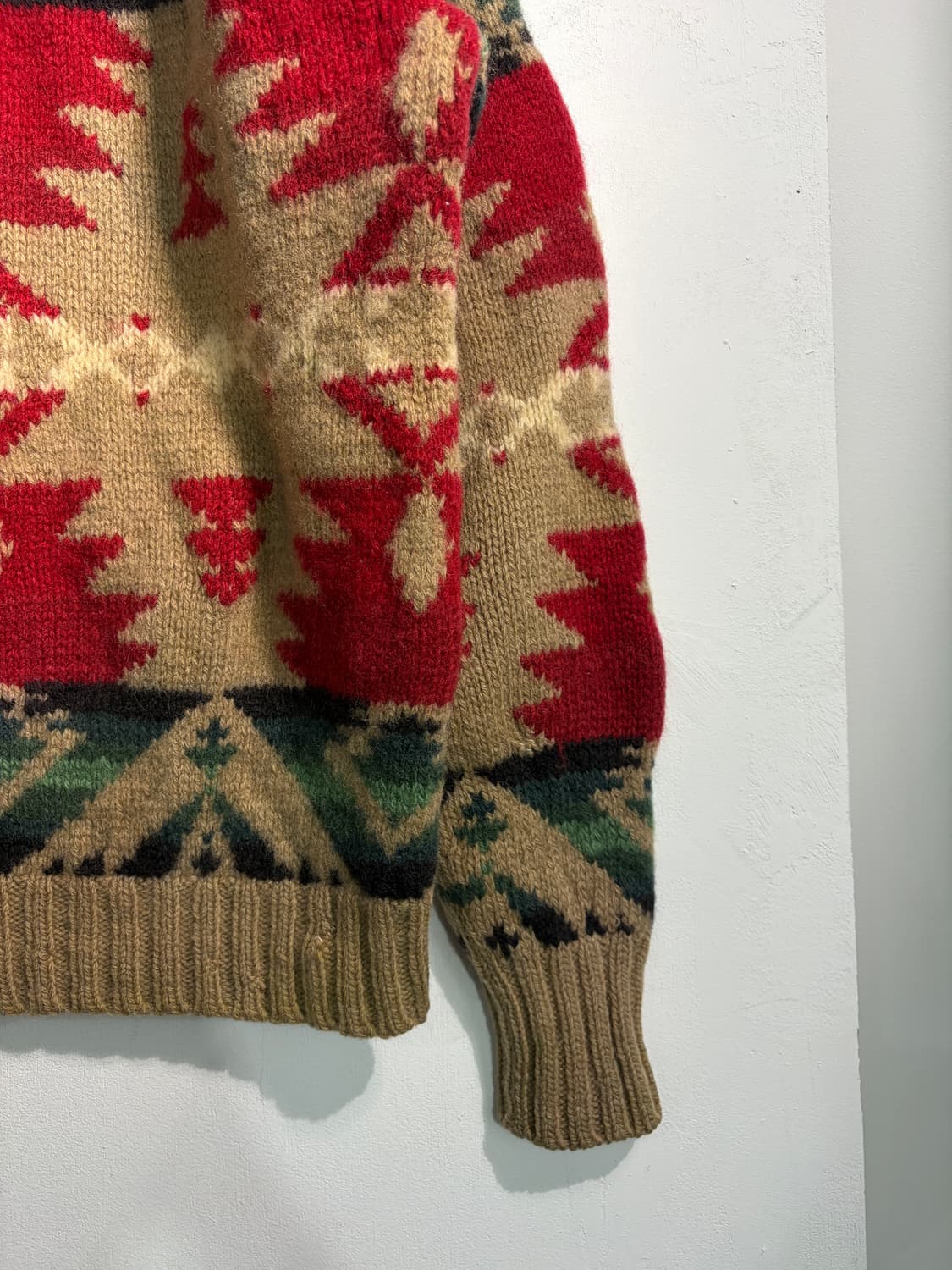 [L] Polo 폴로 나바호 wool 100% 핸드니트  상품이미지6