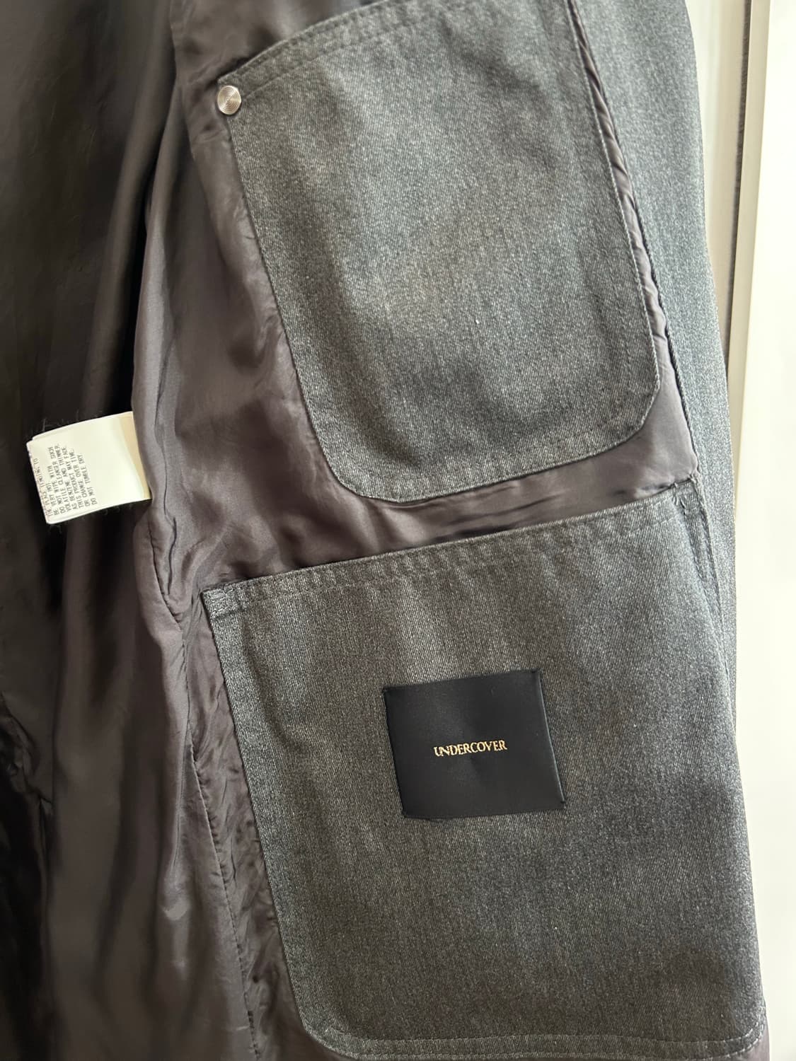 언더커버 디스트로이드 몰스킨 코트 상품이미지9